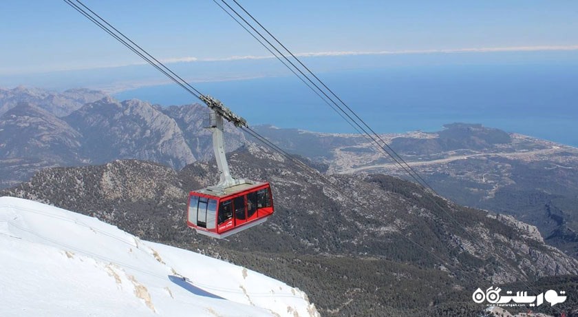 سرگرمی تله کابین شهر ترکیه کشور آنتالیا